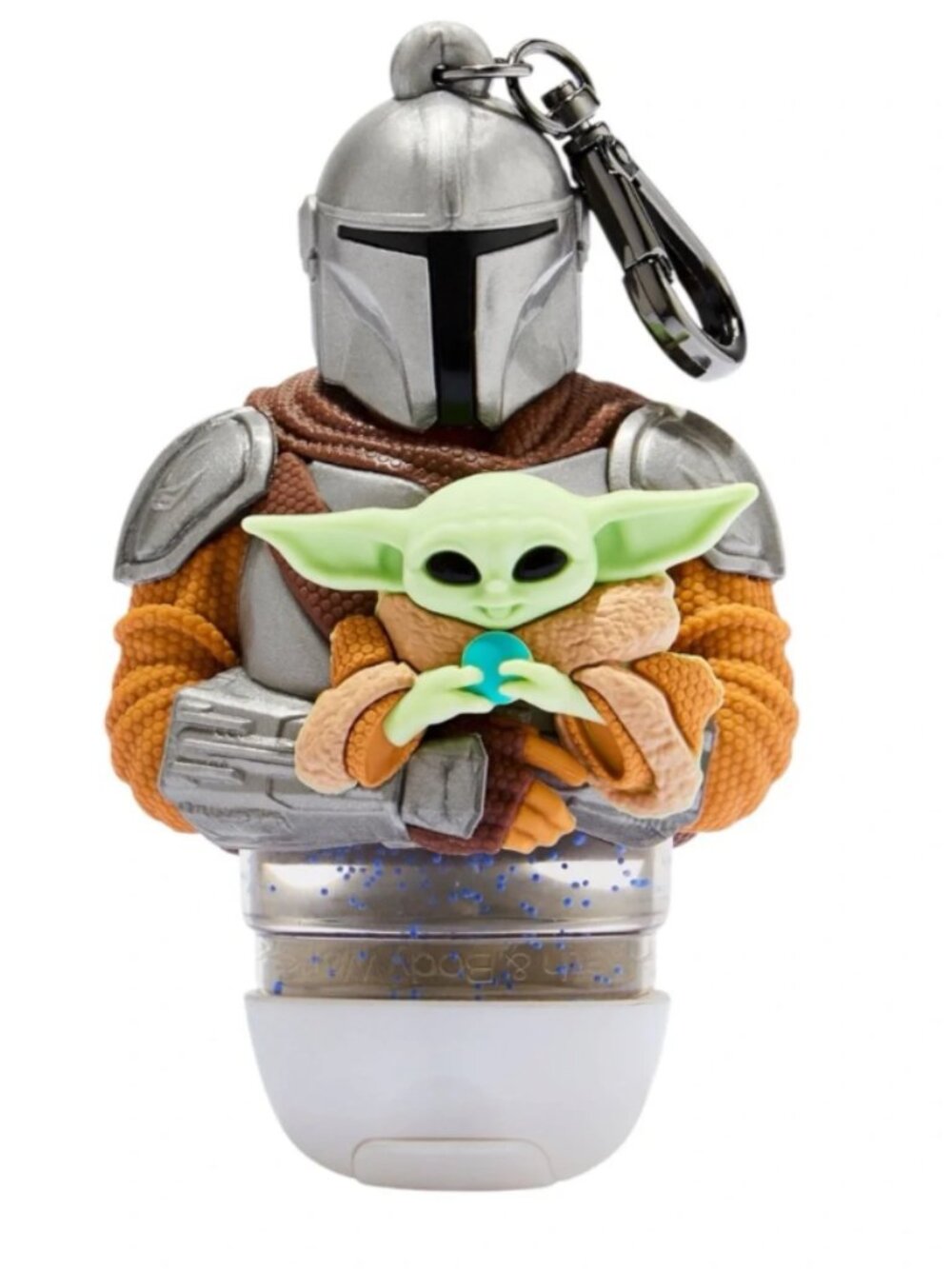 Disney Star Wars Mandalorian Baby Yoda Grogu PocketBac Holder Keychain Bag Charm